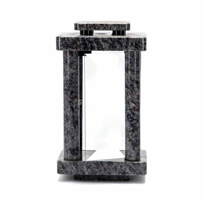 Lampion nagrobny LSTYLE granit Orion StoneOnline – trwała lampka cmentarna premium.