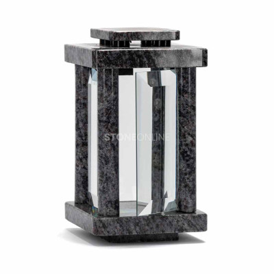 Znicz granitowy granit Orion StoneOnline – nowoczesny lampion nagrobny.