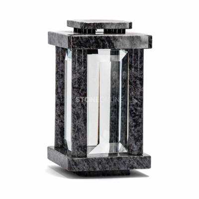 Lampion na pomnik z granitu Orion StoneOnline – solidna lampka cmentarna.