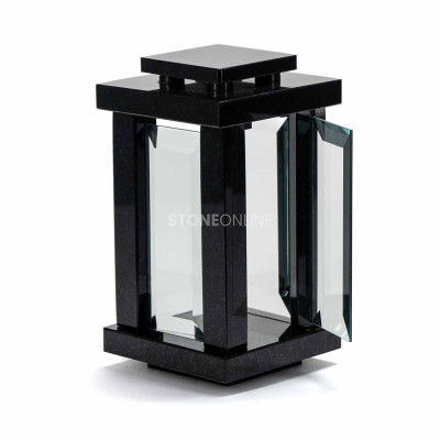 Lampion nagrobny LPREMIUM – elegancka lampka granitowa na grób i pomnik.