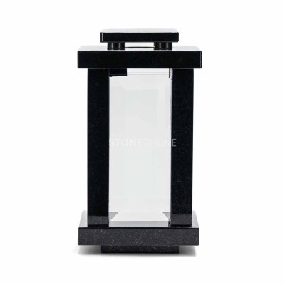 Lampka granitowa LPREMIUM – stylowy lampion nagrobny na cmentarz.
