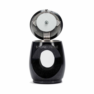 Znicz granitowy LTIMELESS12MIN – elegancki lampion na cmentarz.