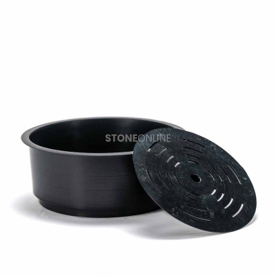 Wkład plastikowy do misy nagrobnej DROP 30 cm – praktyczny dodatek do eleganckiego zestawu granitowego StoneOnline.
