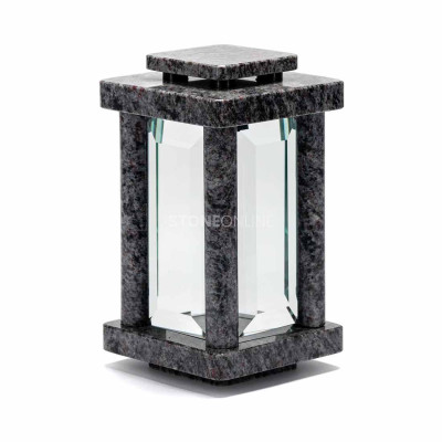 Znicz granitowy premium granit Orion StoneOnline – elegancki lampion na grób.