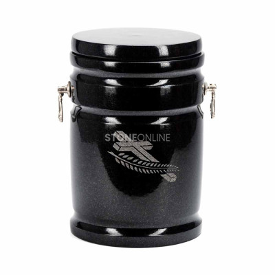 Urna granitowa UELEGANTV2 na cmentarz – elegancka dekoracja nagrobna z naturalnego kamienia